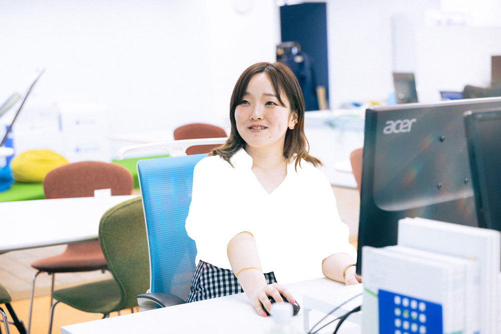 作業中のホワイトプラス社員の様子